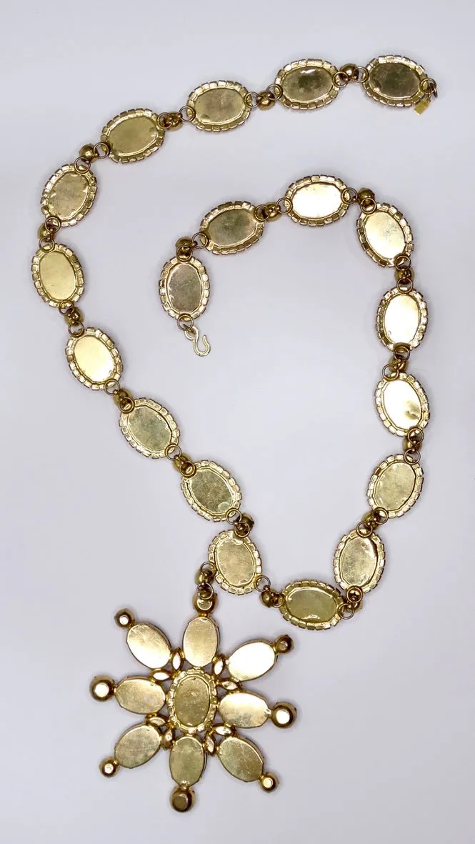Kenneth Jay Lane 1960s Jeweled Statement Necklace