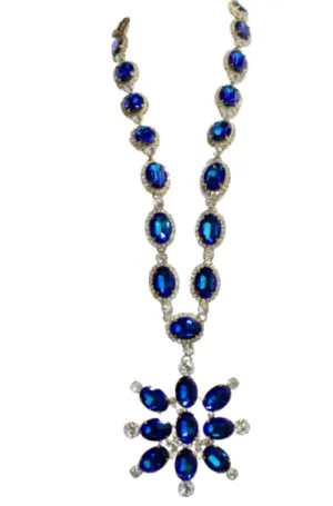 Kenneth Jay Lane 1960s Jeweled Statement Necklace