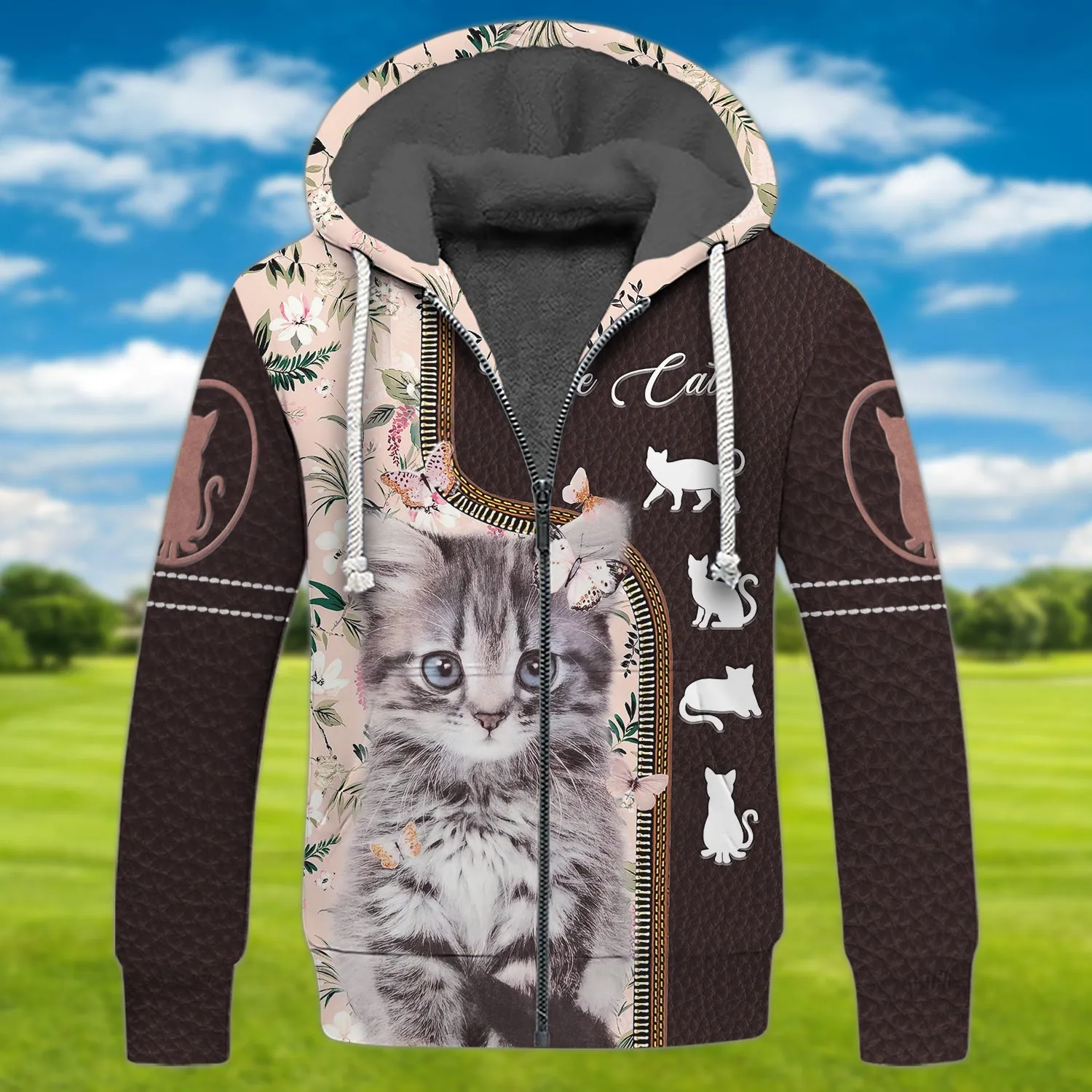 Kittens Pink Love Cats 3D Shirts Design, Hoodie T Shirt