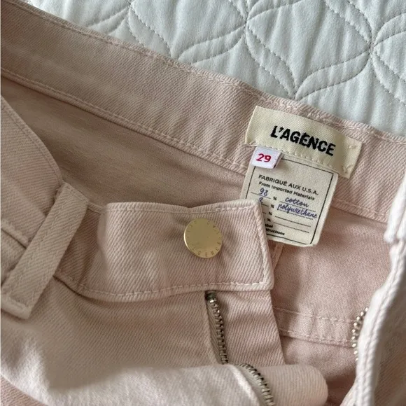 L'AGENCE Audrey Mid Rise Shorts Size 29