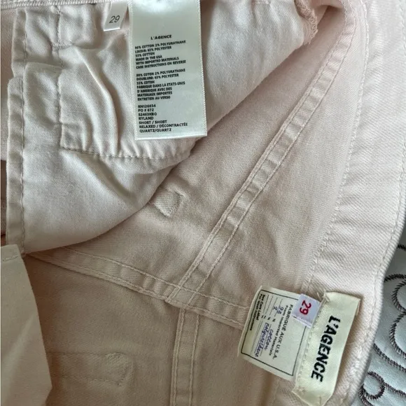L'AGENCE Audrey Mid Rise Shorts Size 29