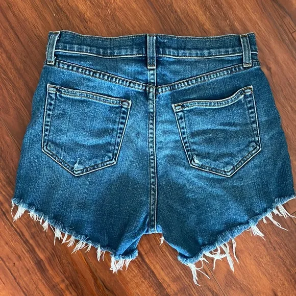 L’agence Cut Off Denim Shorts Sz26
