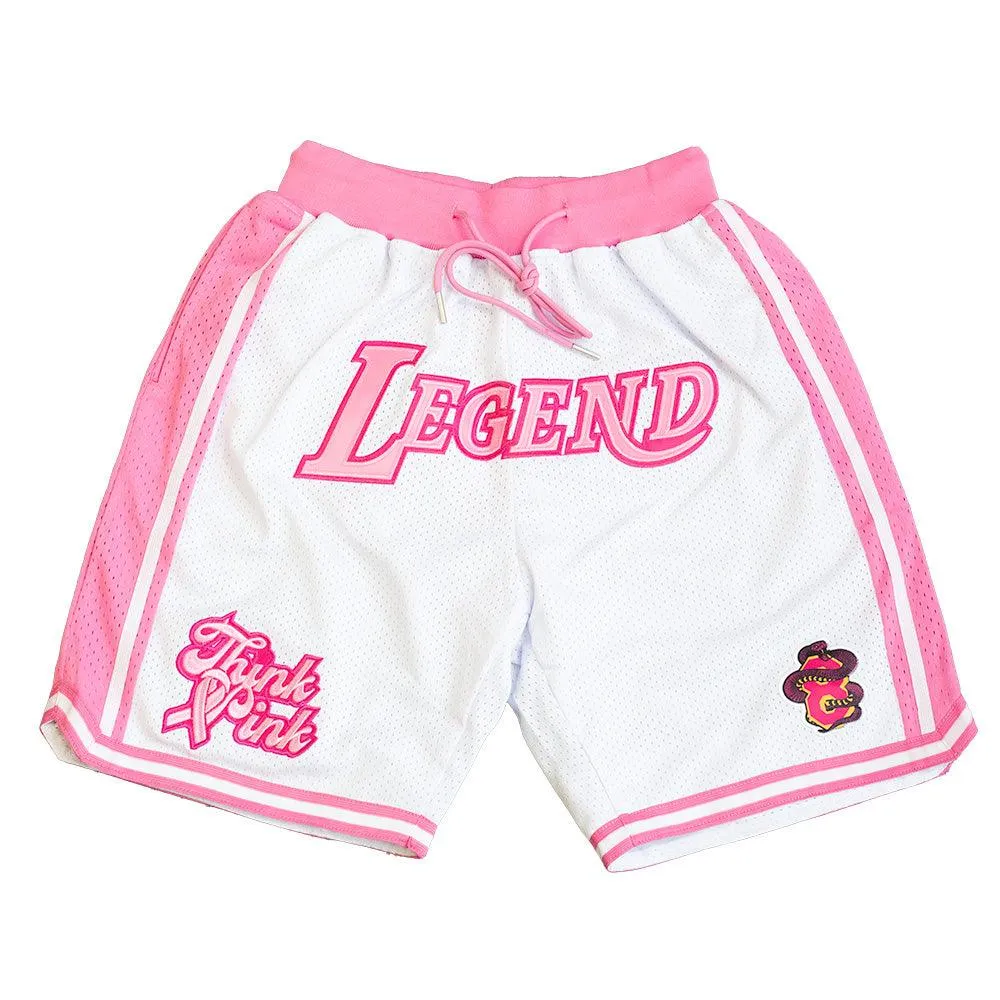 LEGEND THINK PINK BASKETBALL SHORTS