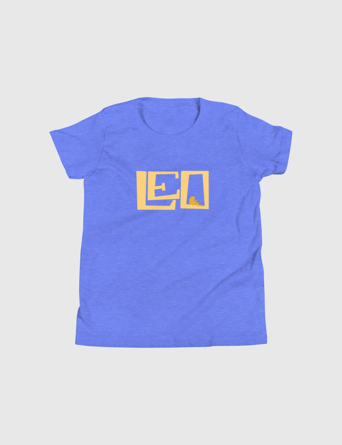 Leo Youth Logo Short Sleeve T-Shirt [Blue]