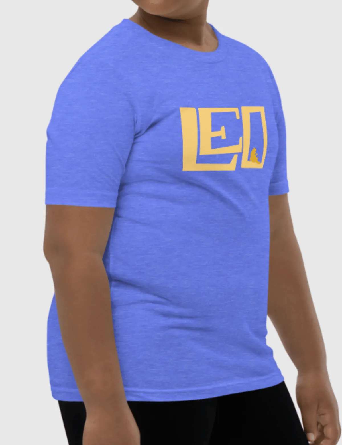 Leo Youth Logo Short Sleeve T-Shirt [Blue]