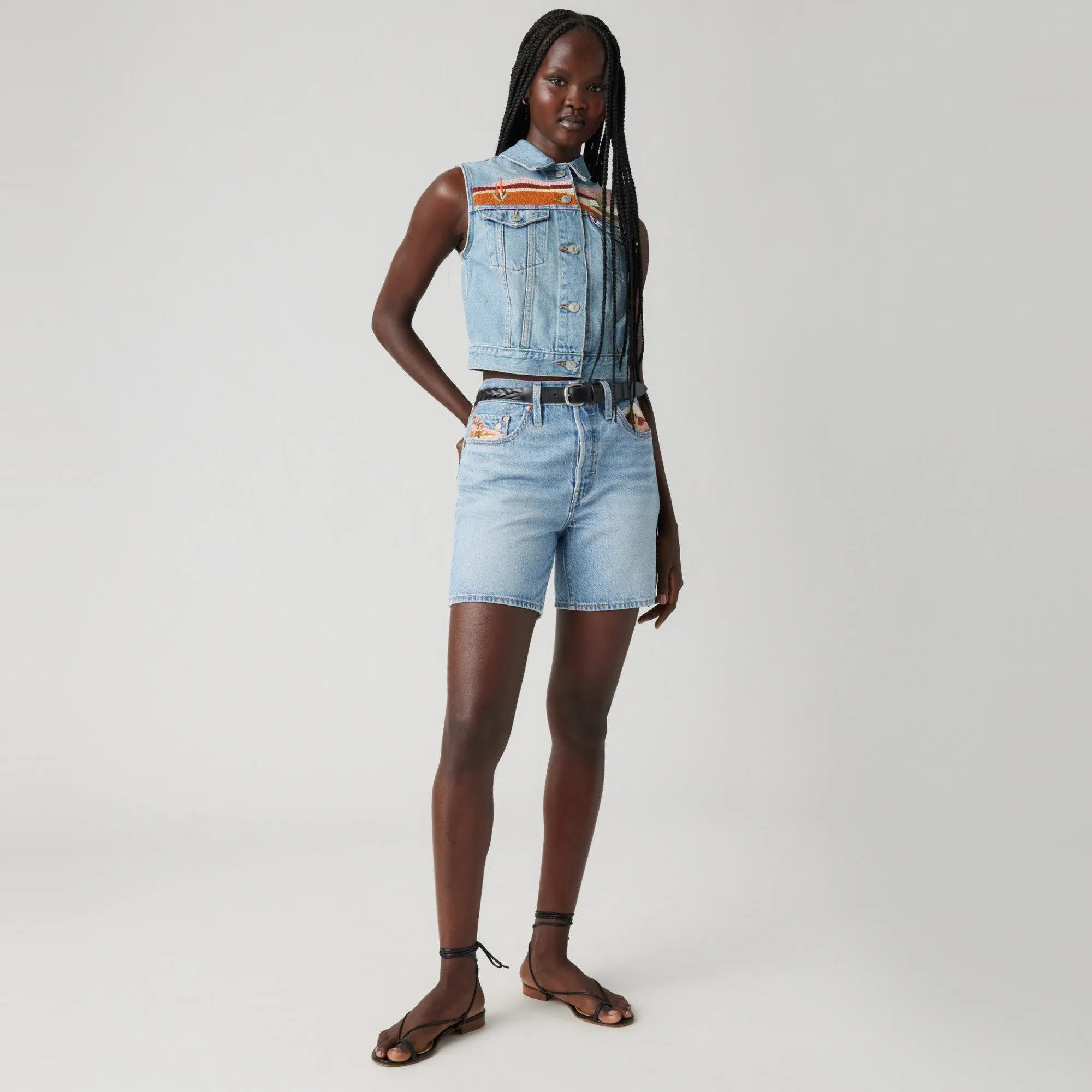 Levi's® Women's 501® Original High-Rise Mid-Thigh Jean Shorts