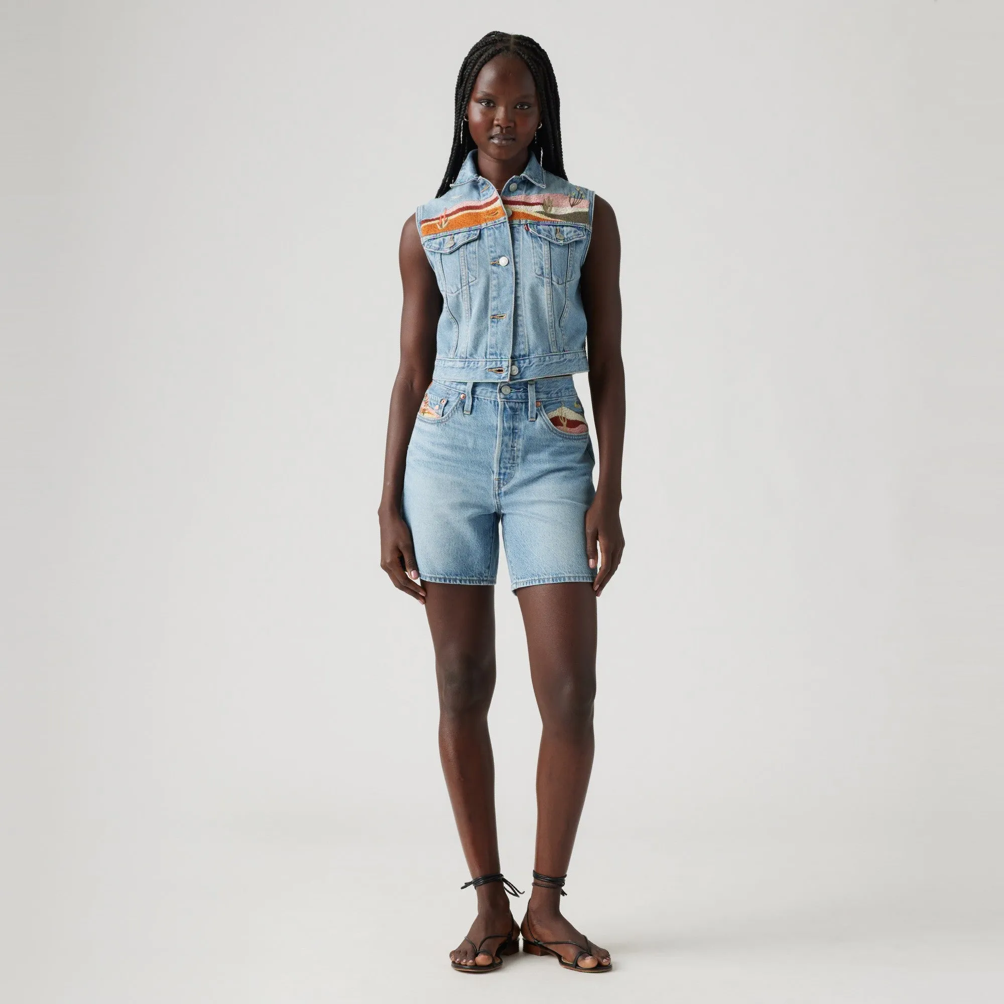 Levi's® Women's 501® Original High-Rise Mid-Thigh Jean Shorts