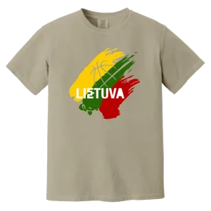 Lietuva BB - Men/Women Unisex Soft-Washed Comfort Cotton Short Sleeve T-Shirt