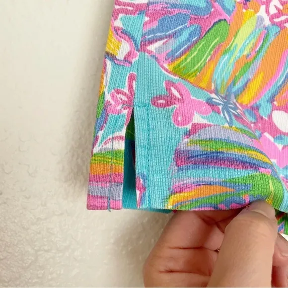 Lilly Pulitzer floral mini skirt Sz4