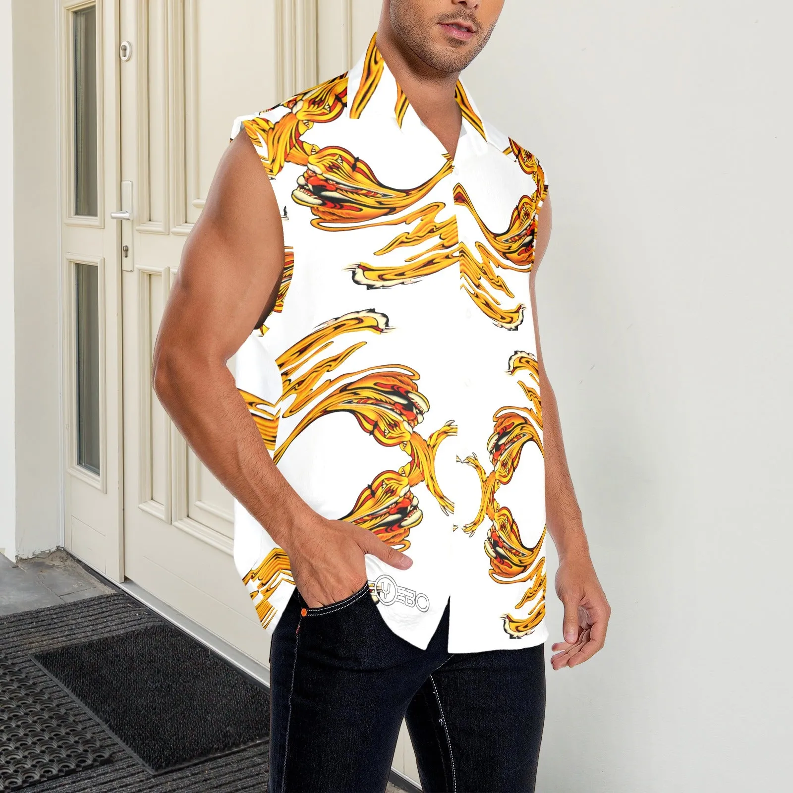 Liquid Tiger (Falling Angel) Men's Sleeveless Shirt