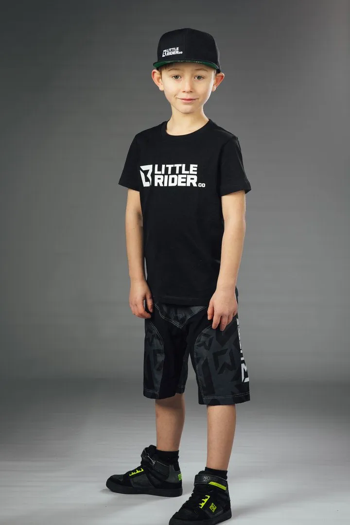 Little Rider Co Kids Bike Shorts - Classic Tech Series - Stealth