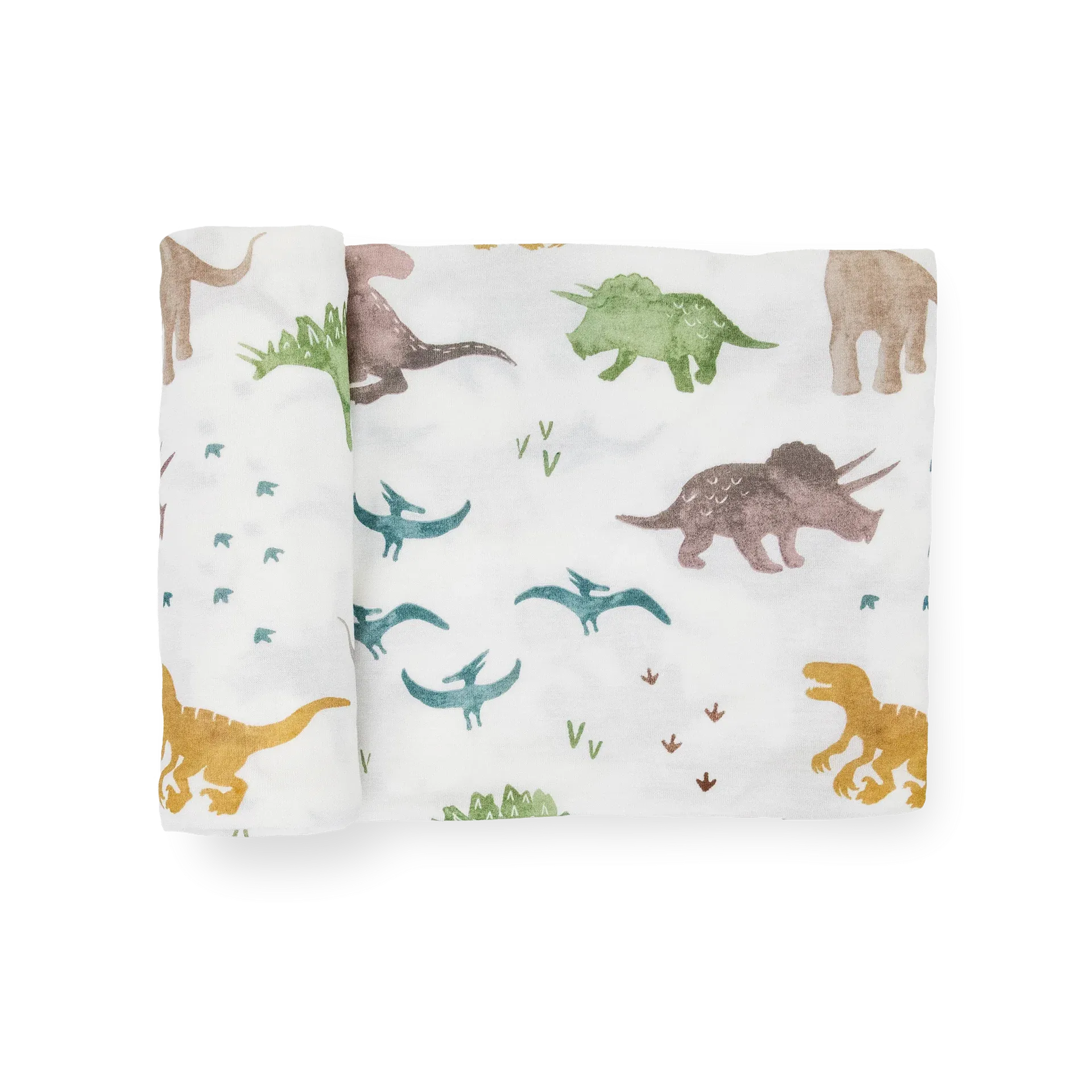 Little Unicorn Stretch Knit Swaddle (Dino Pals)