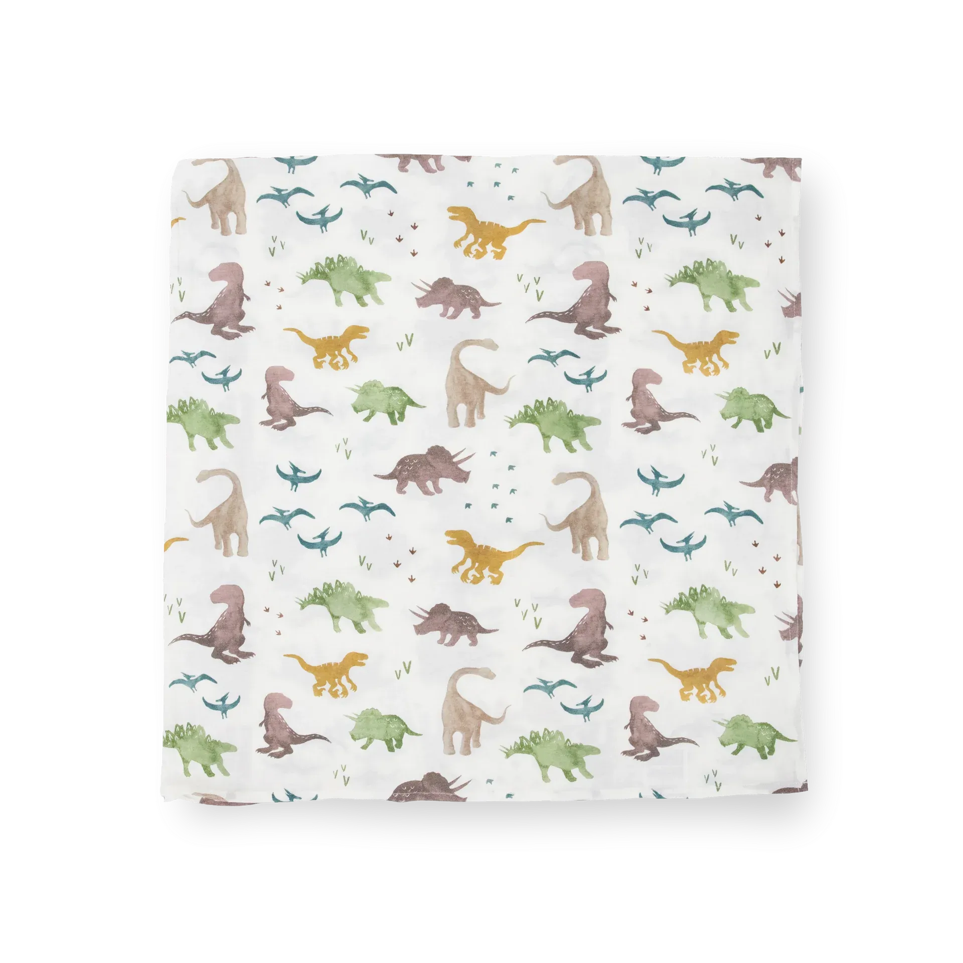 Little Unicorn Stretch Knit Swaddle (Dino Pals)