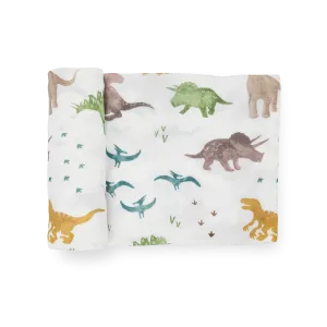 Little Unicorn Stretch Knit Swaddle (Dino Pals)