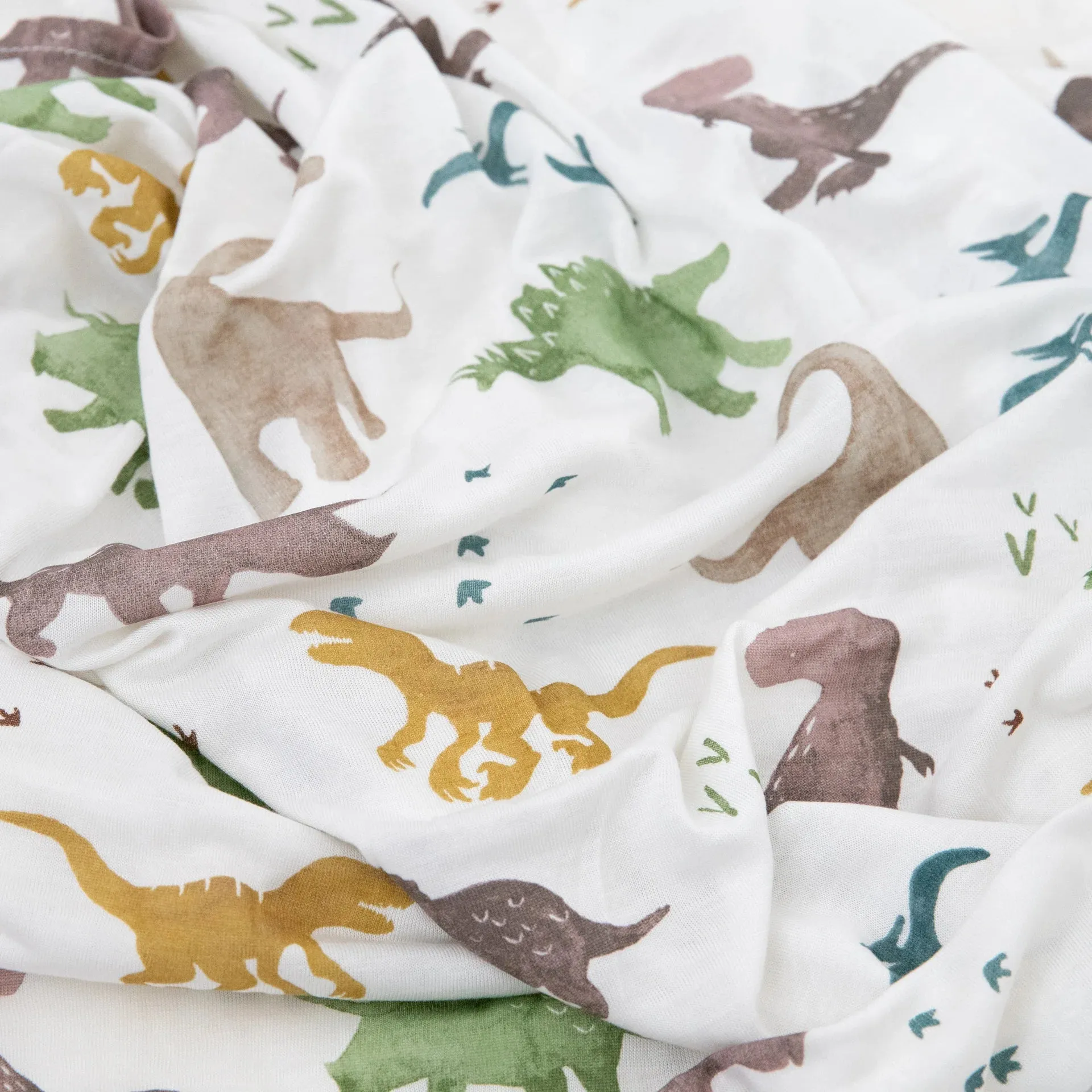 Little Unicorn Stretch Knit Swaddle (Dino Pals)