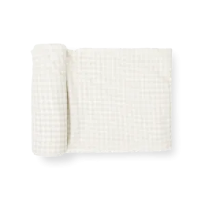 Little Unicorn Stretch Knit Swaddle (Tan Gingham)