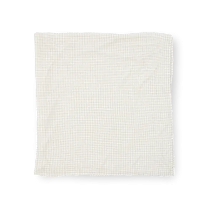 Little Unicorn Stretch Knit Swaddle (Tan Gingham)