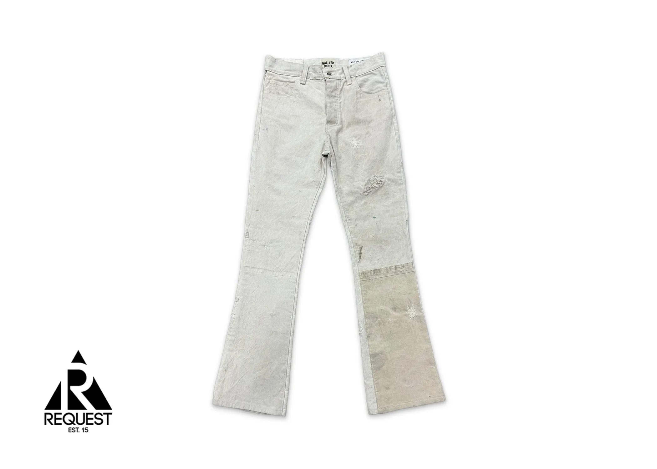 Logan Cut Mail Bag Jeans "Beige"