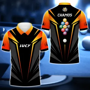 LUCY CHAMOS Billiard Pool Nine-Ball 3D Shirt - QB95