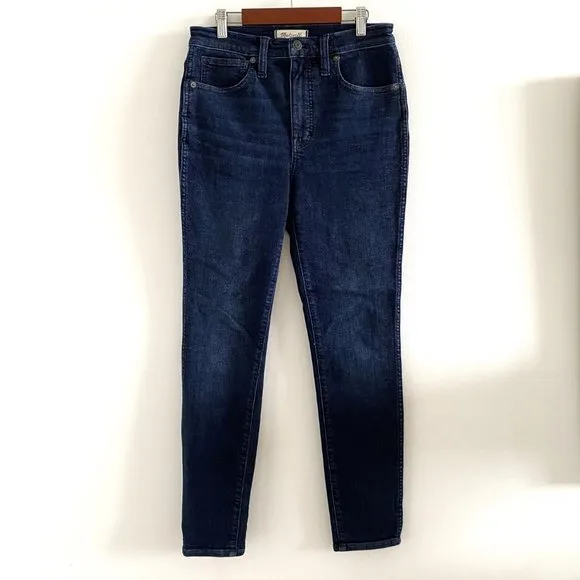 Madewell 10&quot; High-Rise Skinny Jeans in Bensley Wash