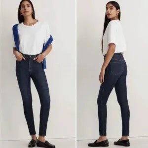 Madewell 10&quot; High-Rise Skinny Jeans in Bensley Wash