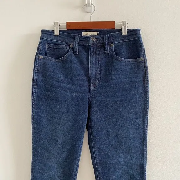 Madewell 10&quot; High-Rise Skinny Jeans in Bensley Wash