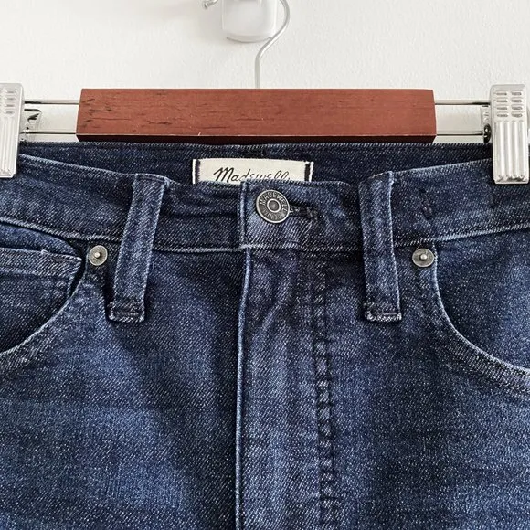 Madewell 10&quot; High-Rise Skinny Jeans in Bensley Wash