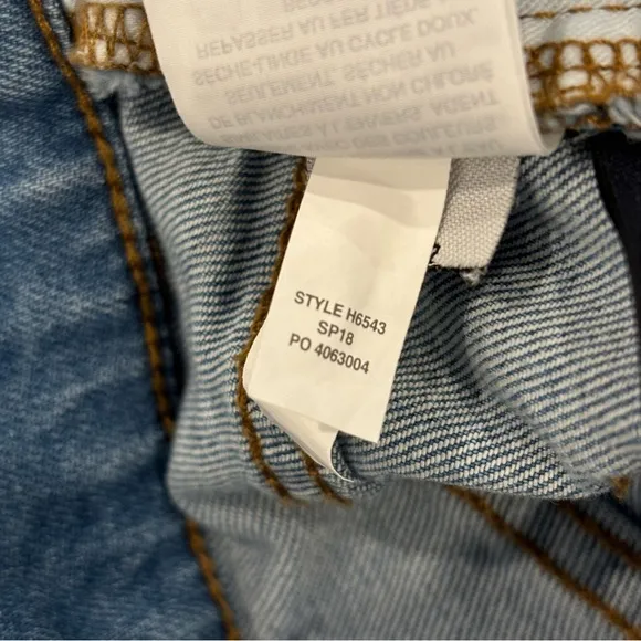 MADEWELL High-Rise Denim Shorts: Button-Front Edition 25 H6543