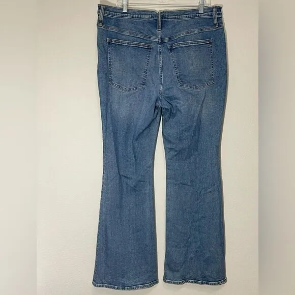 Madewell NWT Skinny Flare High Rise Jeans in Fairson Wash Size 33