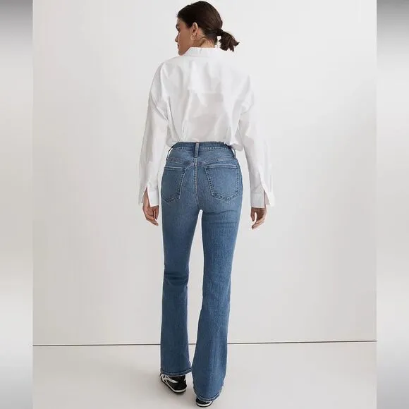 Madewell NWT Skinny Flare High Rise Jeans in Fairson Wash Size 33