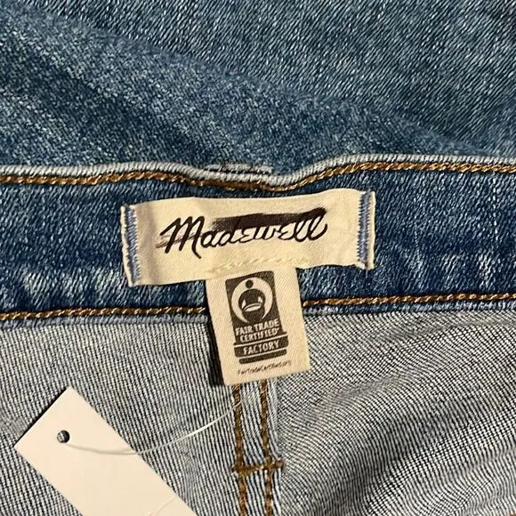 Madewell NWT Skinny Flare High Rise Jeans in Fairson Wash Size 33