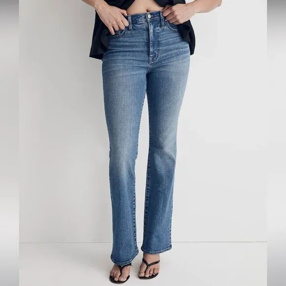 Madewell NWT Skinny Flare High Rise Jeans in Fairson Wash Size 33