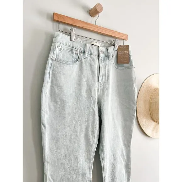 Madewell | NWT | The Petite Perfect Vintage Jean | Chesthunt Wash | Sz 28P