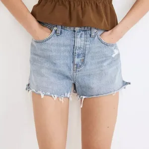 MADEWELL Relaxed Denim Shorts w/Side-Slit Size 26 (runs large) NWT