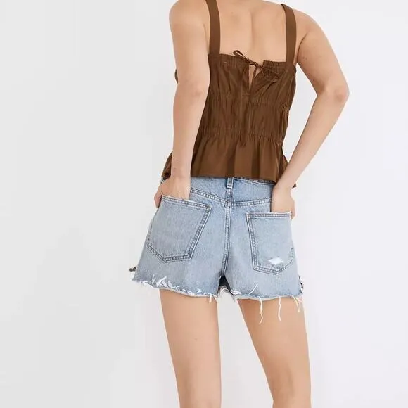 MADEWELL Relaxed Denim Shorts w/Side-Slit Size 26 (runs large) NWT