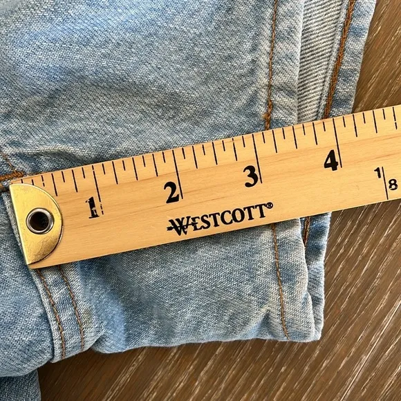 Madewell The Momjean Short in Essen Wash: Yoke Edition size 29