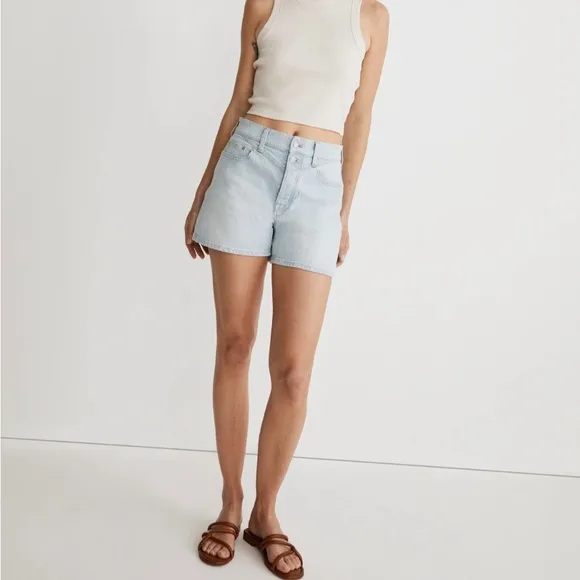 Madewell The Momjean Short in Essen Wash: Yoke Edition size 29
