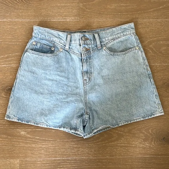 Madewell The Momjean Short in Essen Wash: Yoke Edition size 29