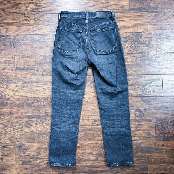 Madewell • The Perfect Vintage Jean in Sumner Wash faded black ankle high rise