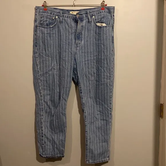 Madewell | The Perfect Vintage Jean: Pinstripe Edition