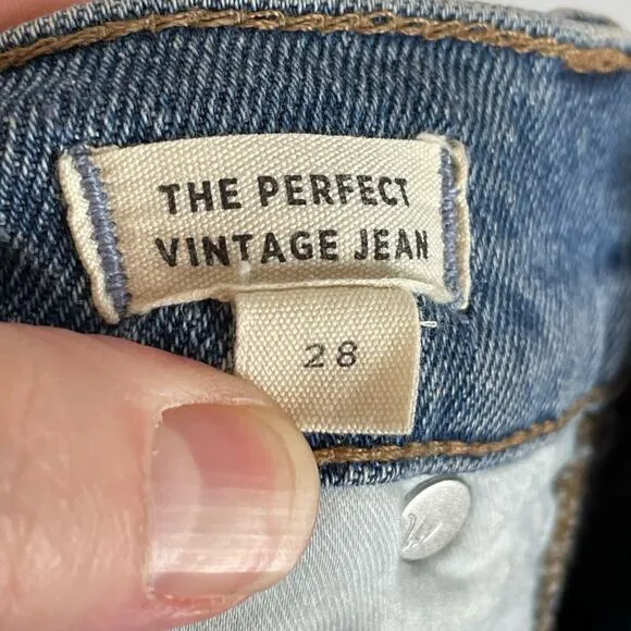 Madewell The Perfect Vintage Jean size 28