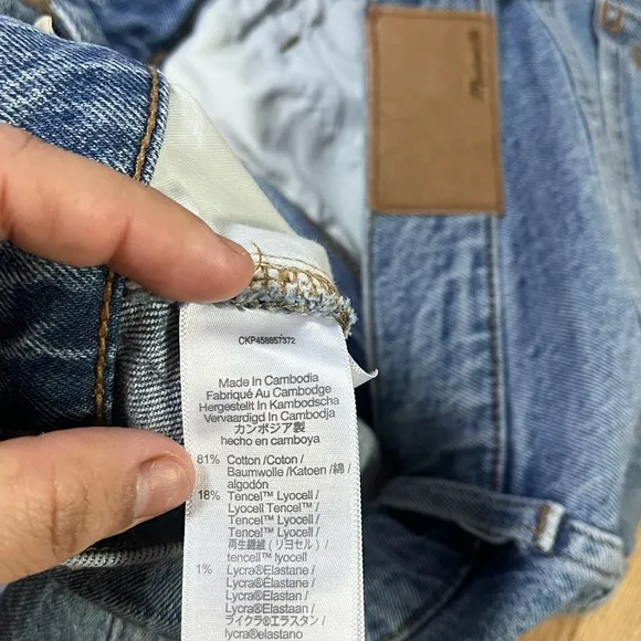 Madewell The Perfect Vintage Jean size 28