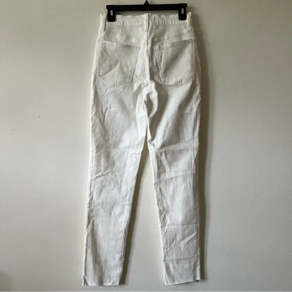 Madewell THE PERFECT VINTAGE JEANS high rise size 26 tall white
