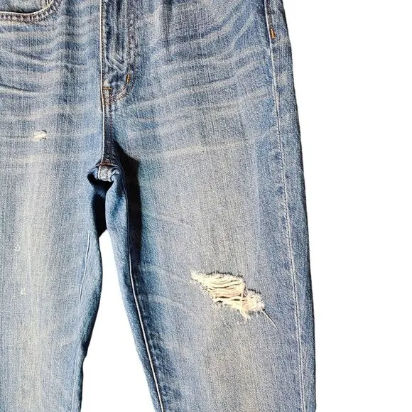 Madwell Rigid Skinny Distressed   Cotton High Rise size 26