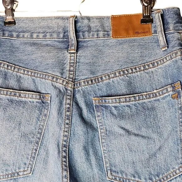 Madwell Rigid Skinny Distressed   Cotton High Rise size 26