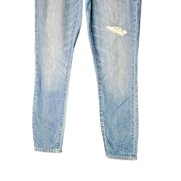 Madwell Rigid Skinny Distressed   Cotton High Rise size 26