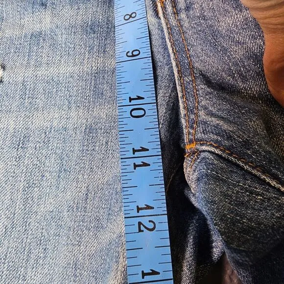 Madwell Rigid Skinny Distressed   Cotton High Rise size 26