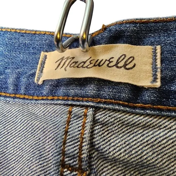Madwell Rigid Skinny Distressed   Cotton High Rise size 26