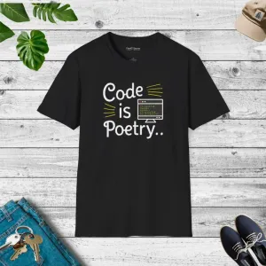 Make a Statement with Code is Poetry Programmer Tee