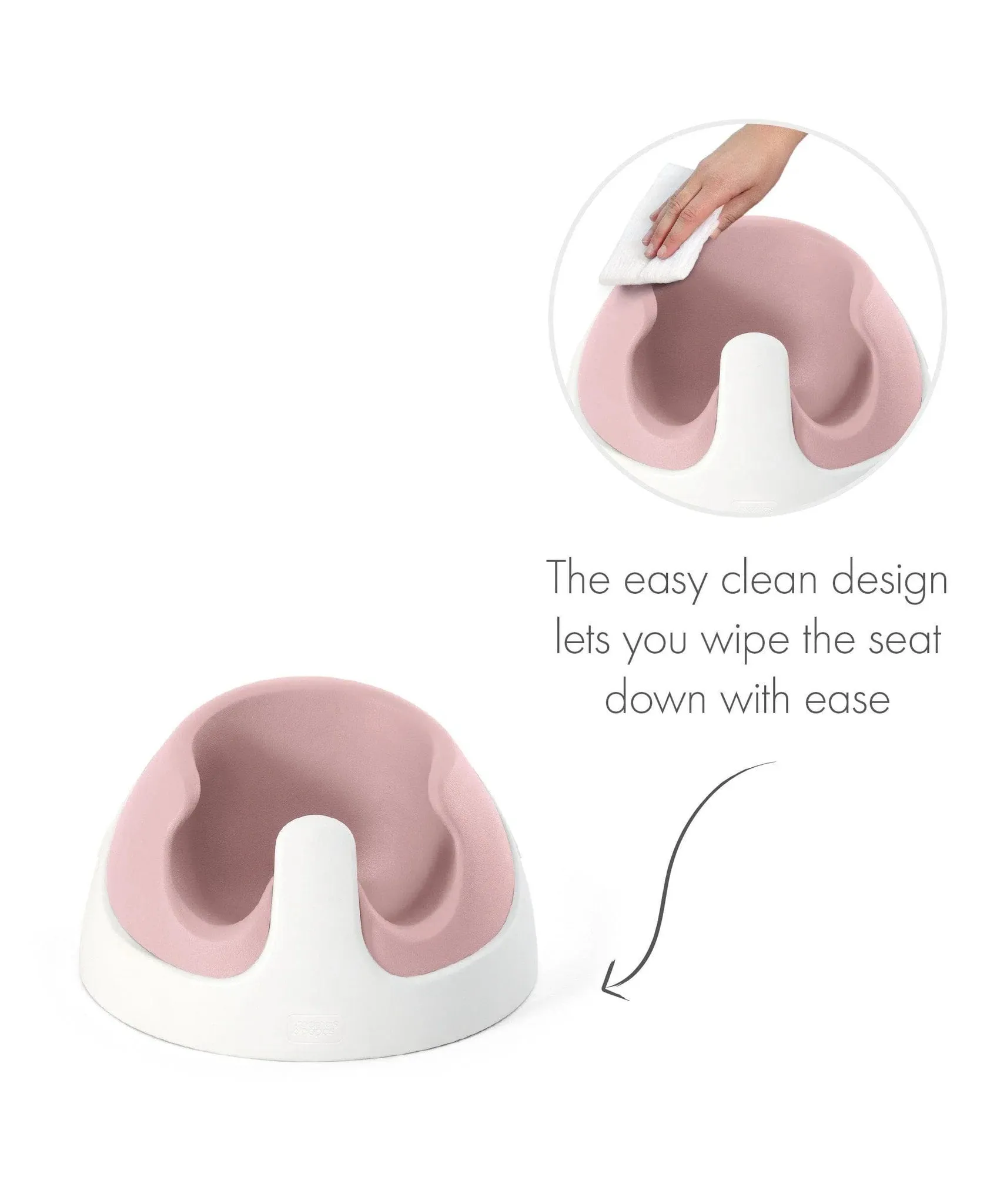 Mamas & Papas Snug Floor Seat with Activity Tray - Blossom